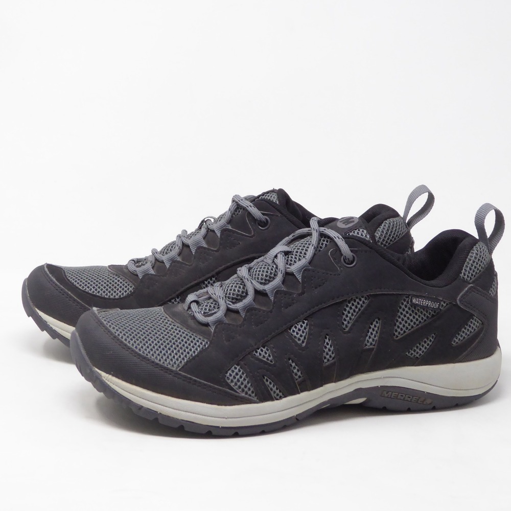 Merrell Simien Womens Hiking Shoes Black Waterproof Performance J033052 Size 9 - Picture 5 of 11